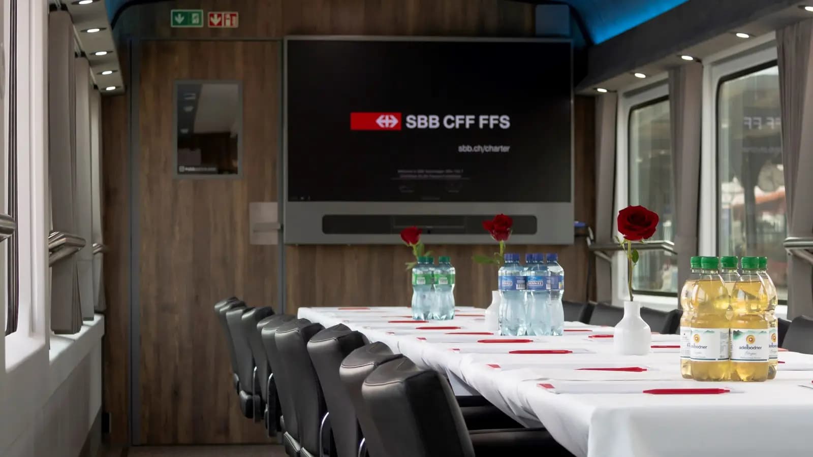 La voiture «Salon suisse»